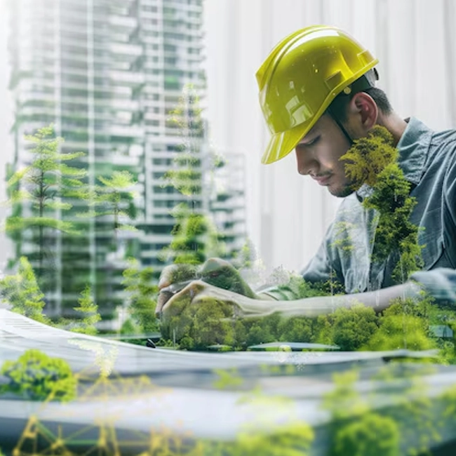 Projeto de recuperação ambiental e sustentabilidade na terraplenagem